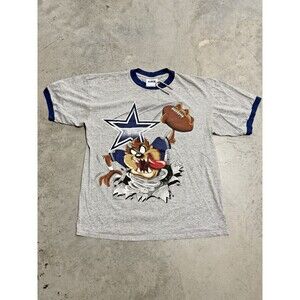 Vintage 1996 Dallas Cowboys Taz Breaktrough Ringer Size L